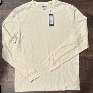 Cream Long Sleeve Shirt
